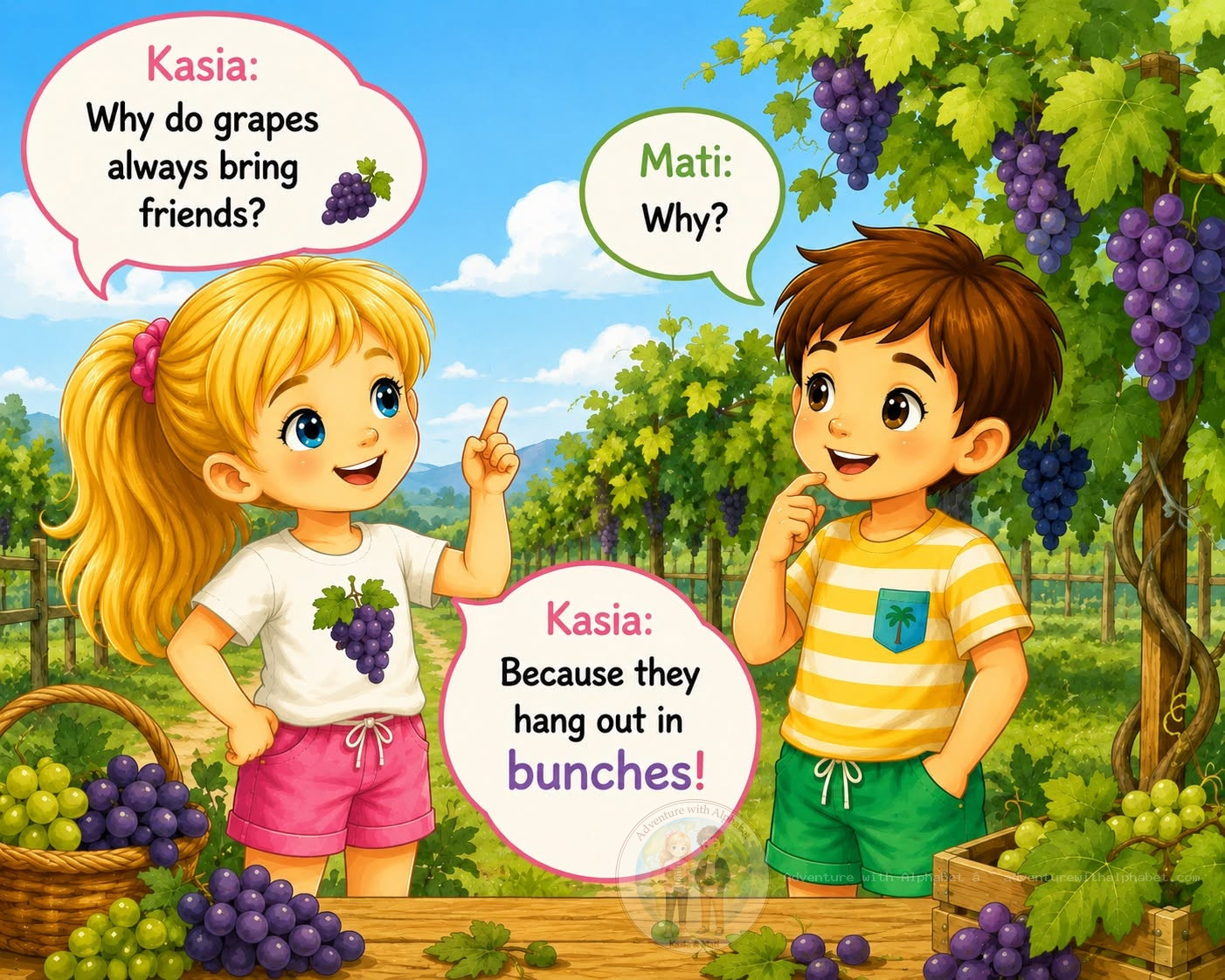 New in the Learning Corner: A bunch of laughter makes Sunday even brighter!