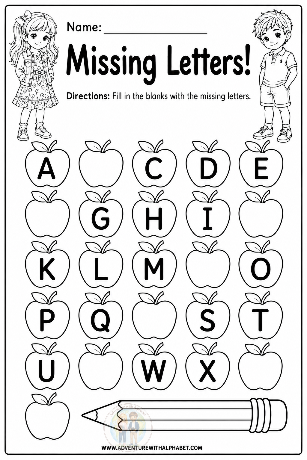 New in the Learning Corner: Missing Letters in the Apples. — image 4