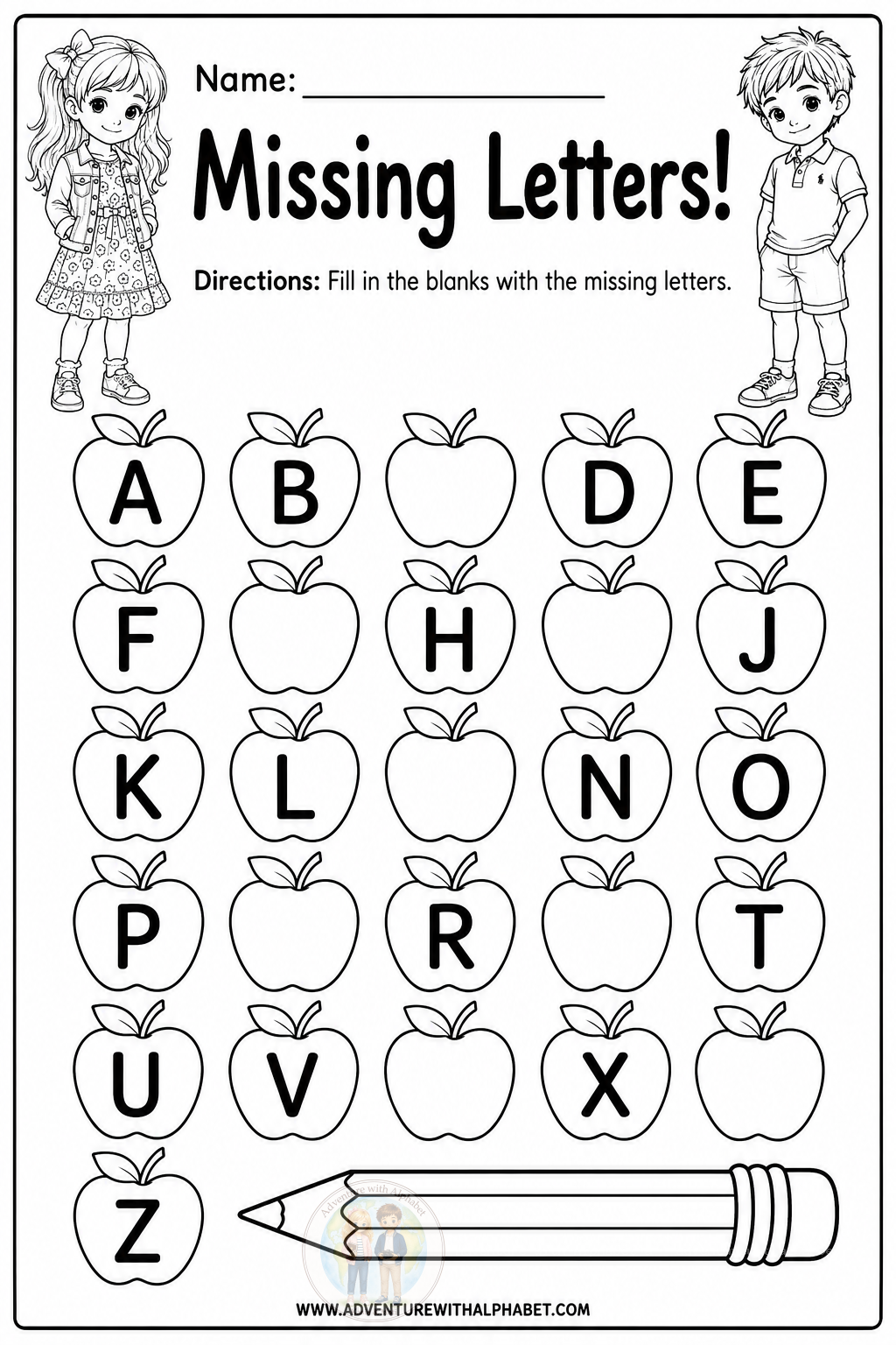 New in the Learning Corner: Missing Letters in the Apples. — image 5