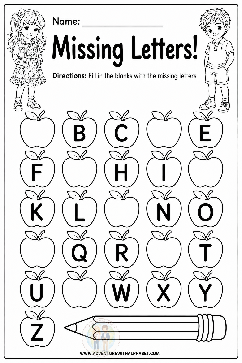 New in the Learning Corner: Missing Letters in the Apples. — image 7