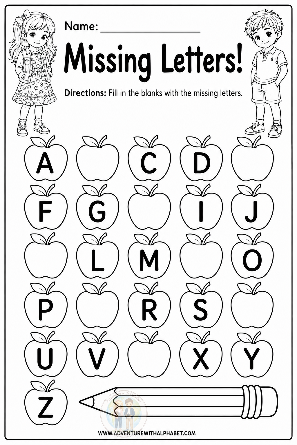 New in the Learning Corner: Missing Letters in the Apples. — image 6