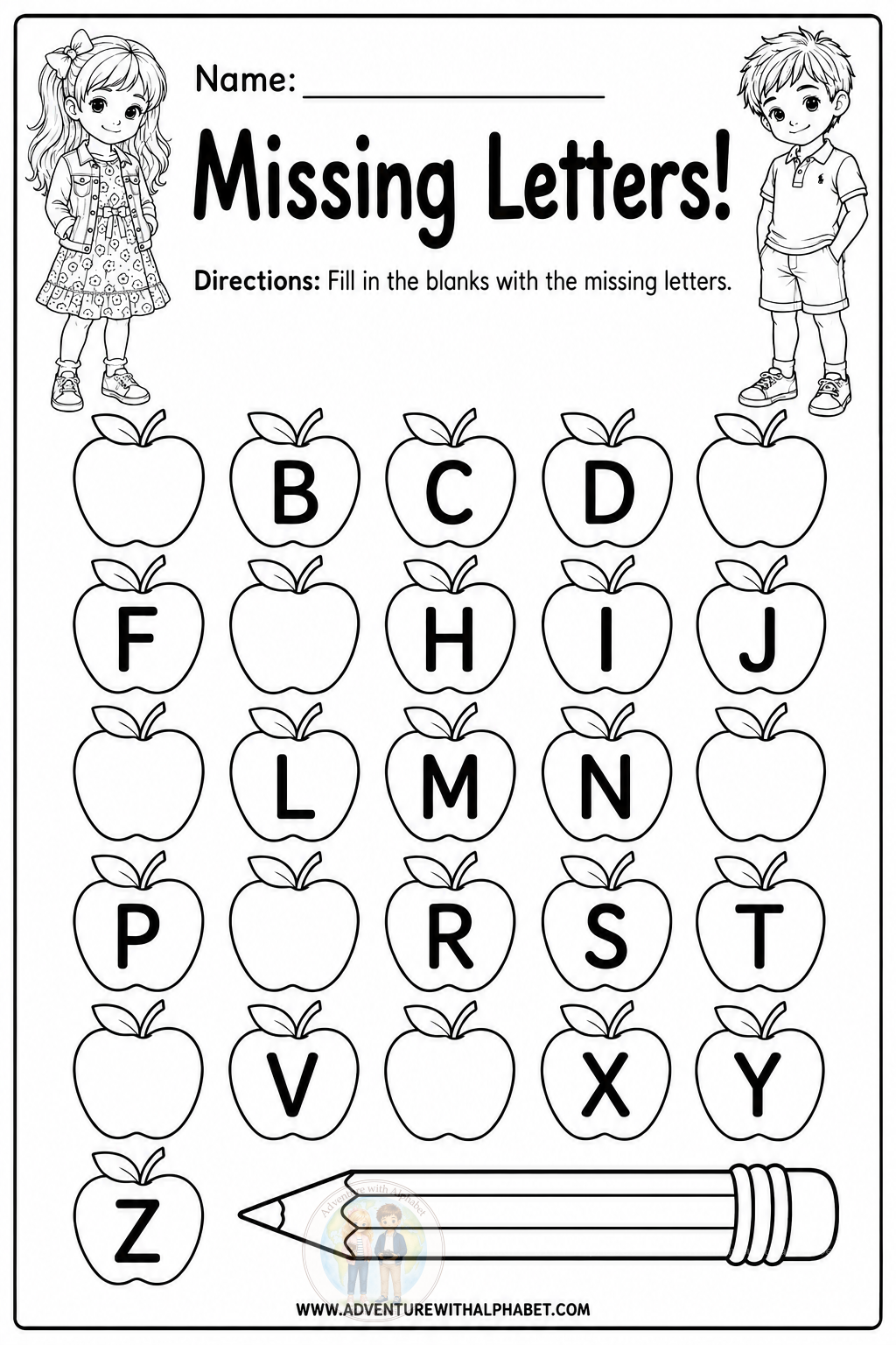 New in the Learning Corner: Missing Letters in the Apples. — image 3